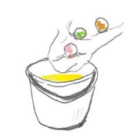 ビー玉を使った絞り染めが星みたい！ 七夕の「天の川タペストリー」の作り方の画像6