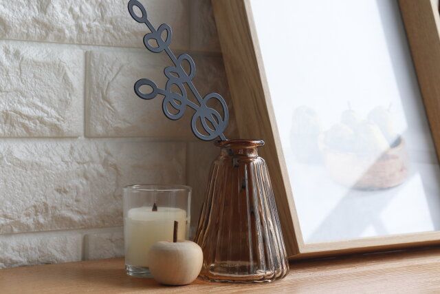 ダイソーの枯れないワイヤーフラワー（ユーカリ）