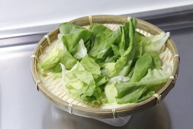 ダイソー 竹浅ざる 盛り付け