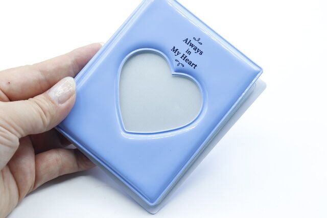 セリア コレクトブック マイハート柄