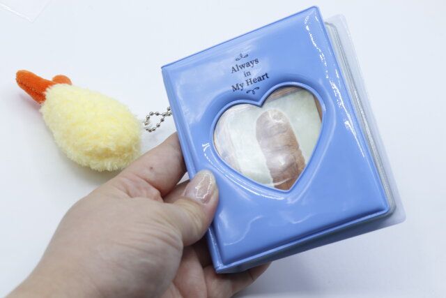 セリア コレクトブック マイハート柄 使用例