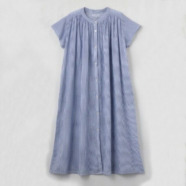 しまむらのストライプ柄ワンピース