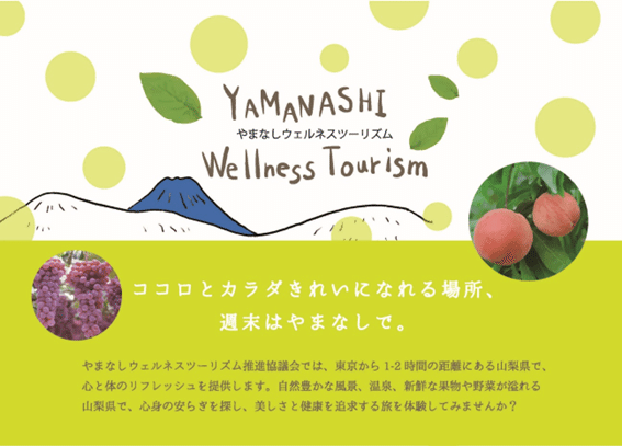 山梨ウェルネスツーリズム推進協議会表紙画像
