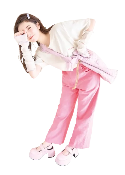 ビビッドピンクで華やかな夏コーデ