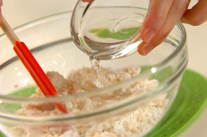 キノコすいとん汁の作り方1