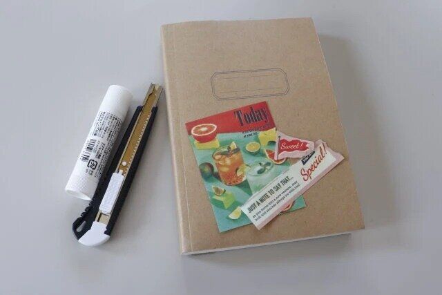 ダイソー コラージュペーパー 作品作り