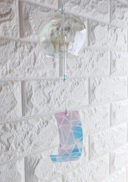 ダイソー ガラス風鈴 インテリア