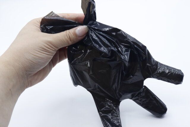 セリア 手袋型ゴミ袋 結んで捨てる