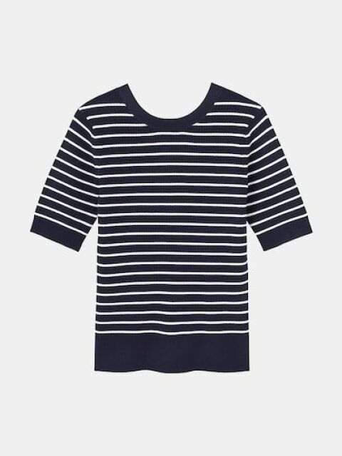 PLSTのUVカットレーヨンブレンド2WAYセーター