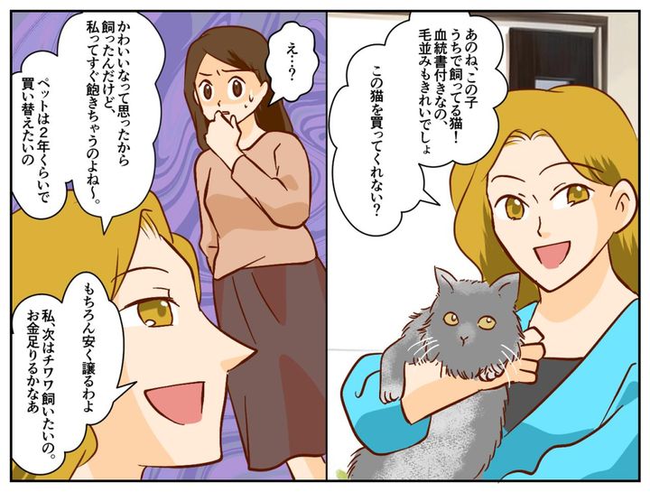 画像2: 突然訪ねてきたママ友