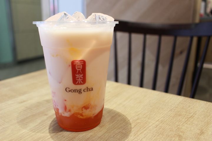 「ピチピチピーチ ミルクティー」650円