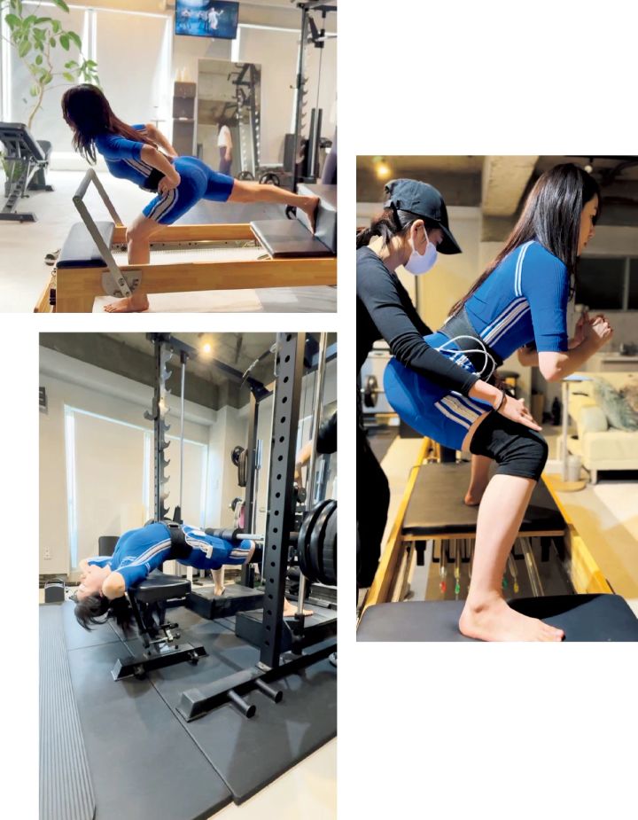 美ボディ 桜井日奈子 EMSスーツで効率よくトレーニング