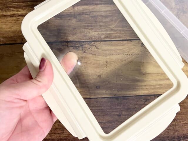 3COINS スリコ 伸びるシリコーン蓋保存容器の蓋