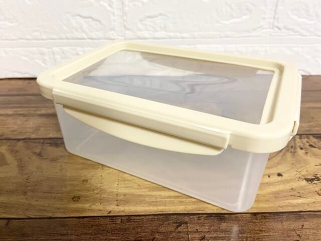 3COINS スリコ 伸びるシリコーン蓋保存容器 本体