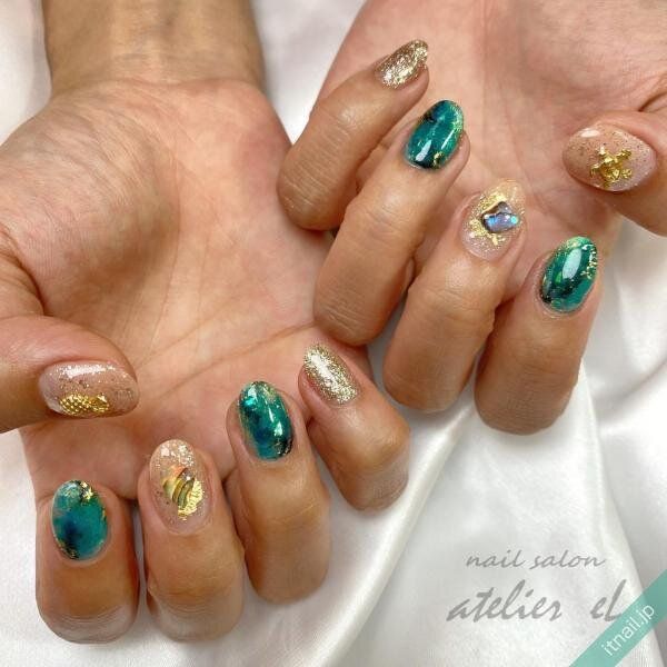 atelier eLが投稿したネイルデザイン [photoid:I0116657] via Itnail Design (735691)