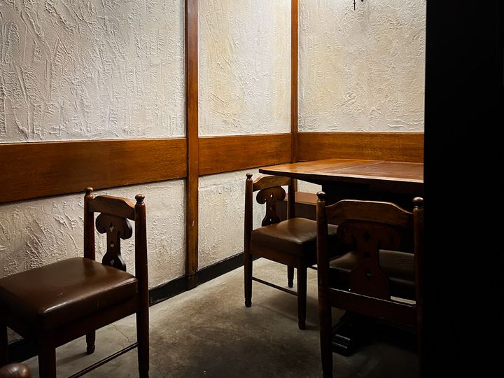 「喫茶サテラ」の半個室
