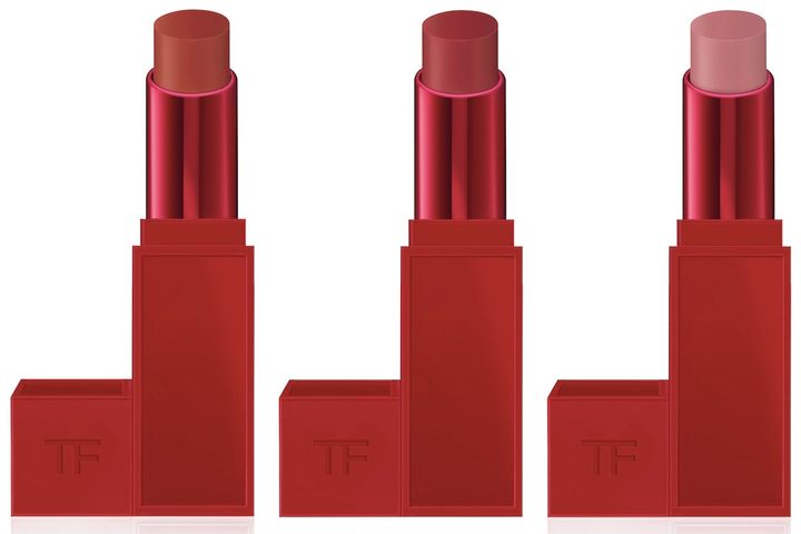 〈左から〉リップ カラー サテン マット 52RC、90C、94C 各￥7,920（すべて8月9日より限定発売）