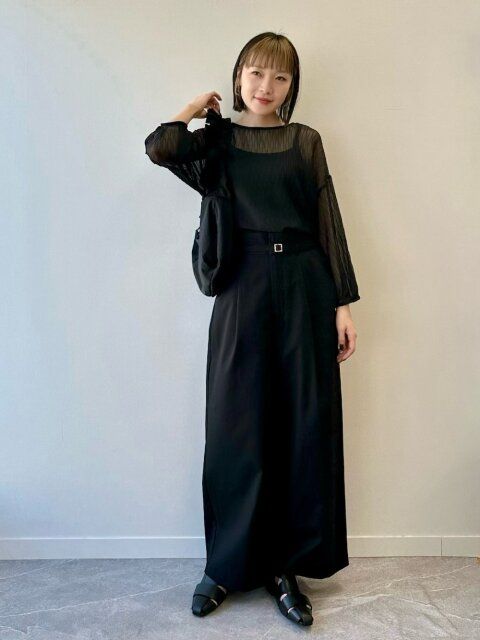 ブラックコーデ1