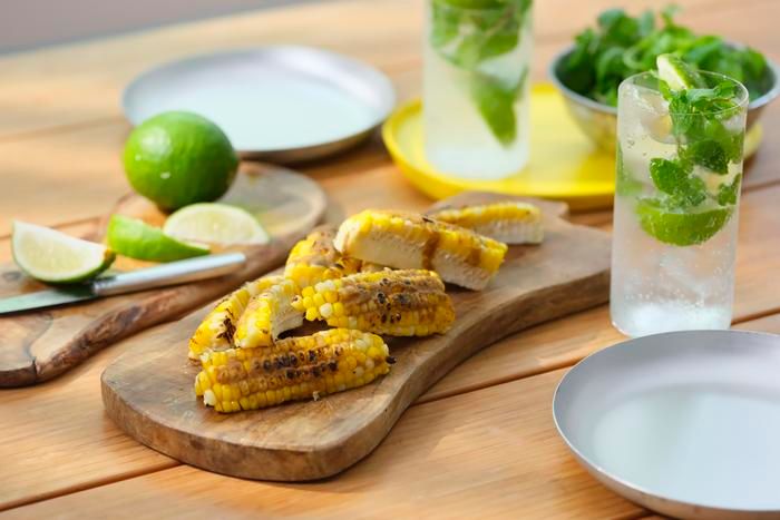 メキシカンコーンとモヒート