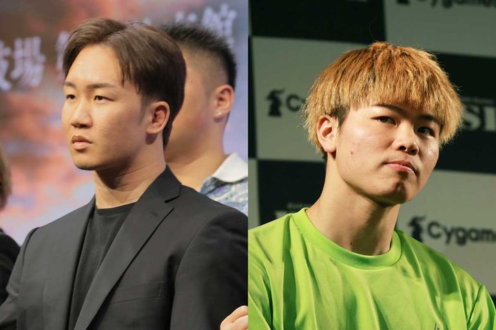 朝倉未来、那須川天心（撮影：SPREAD編集部）