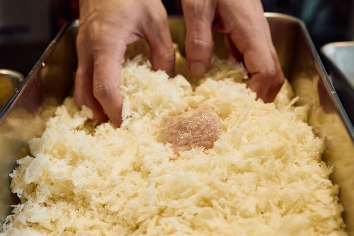 パン粉をつける