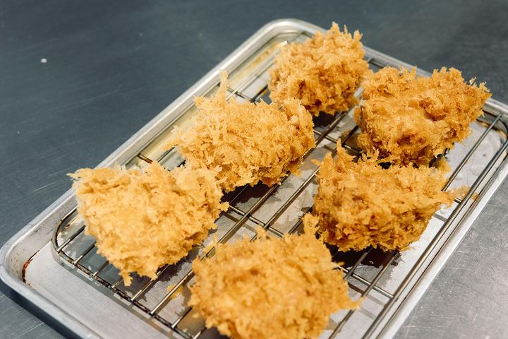 予熱で火を通す