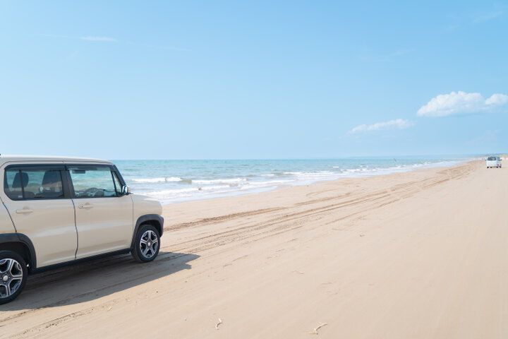 千里浜なぎさドライブウェイ沿いの浜茶屋で味わう南国リゾート気分♪「ビーチカフェ・ルアナ」