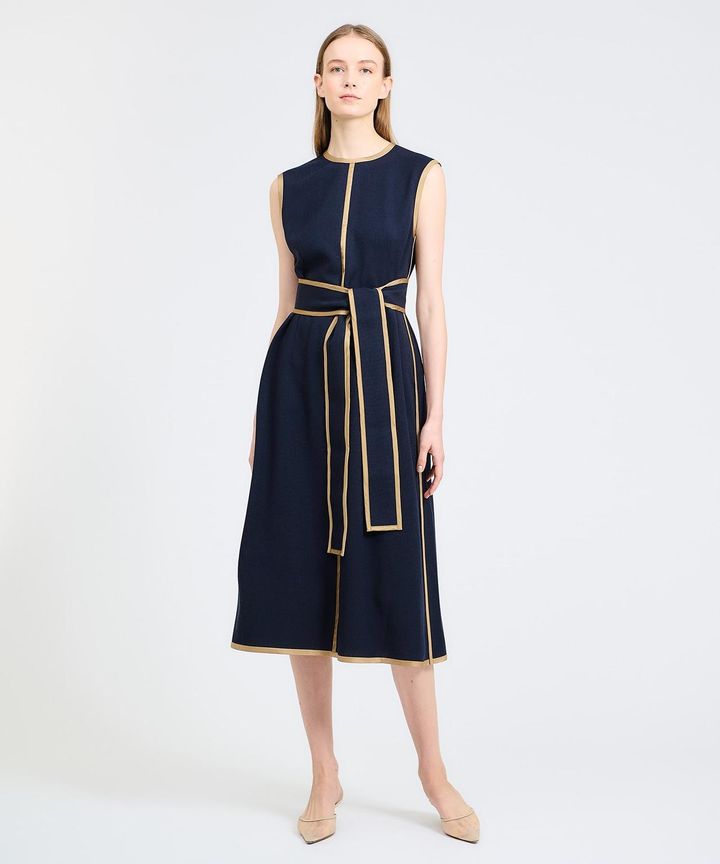 画像: 「バイカラーワンピース」￥44,000 出典：エストネーション