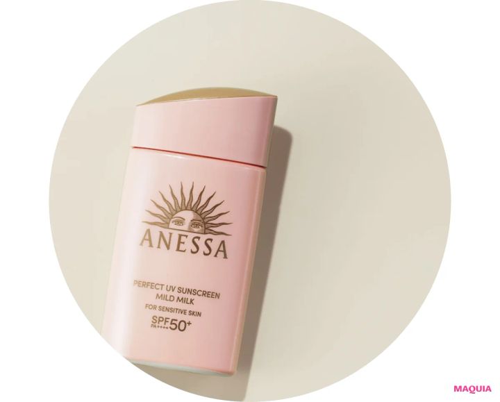 本田翼 崩さない ベースメイク アネッサ パーフェクトUV マイルドミルク NA