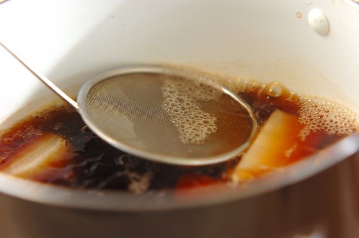 タコと大根の番茶煮の作り方1