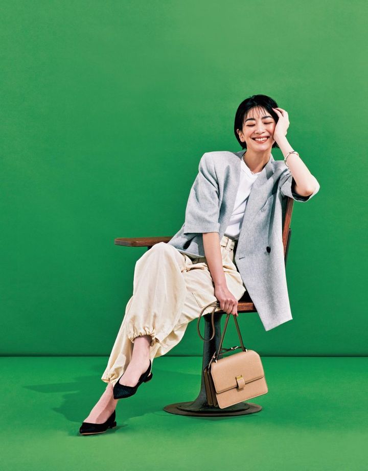 半袖ジャケット パラシュートパンツ