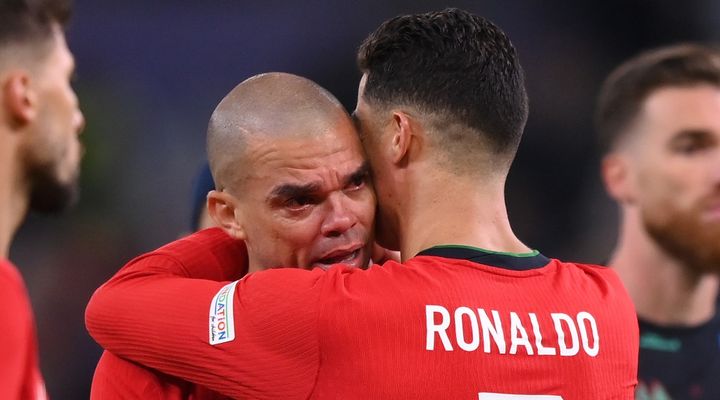 39歳ロナウドに抱きしめられ涙…EURO敗退の41歳ペペ 「あのハグには大きな意味があるが…」