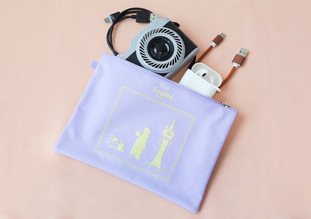 ディズニー3連ポーチ ラプンツェル 使用例