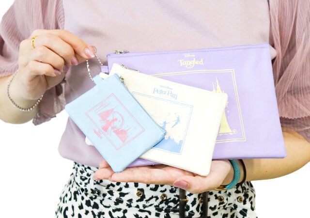 ディズニー3連ポーチ ボールチェーン