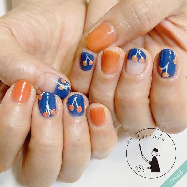 小粒nailが投稿したネイルデザイン [photoid:I0123449] via Itnail Design (736495)