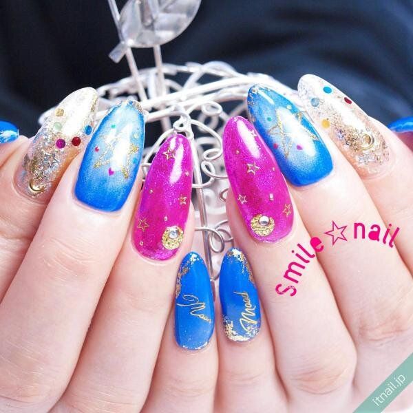 Smile☆nailが投稿したネイルデザイン [photoid:I0121949] via Itnail Design (736491)
