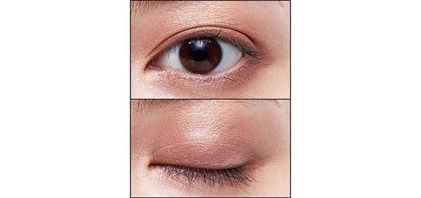 ペールトーンアイシャドウ 01 使用