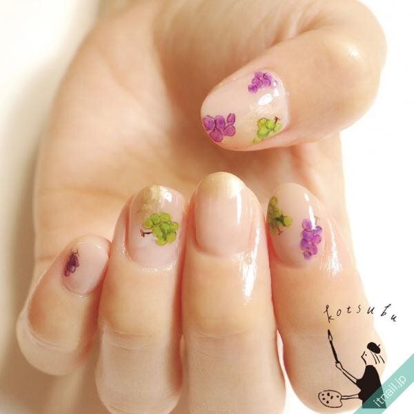 小粒nailが投稿したネイルデザイン [photoid:I0105262] via Itnail Design (736538)