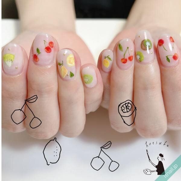 小粒nailが投稿したネイルデザイン [photoid:I0113704] via Itnail Design (736535)
