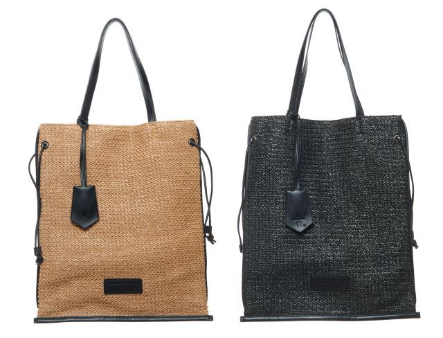 CONVERSE TOKYO ギャザトートバッグ ブラウン/ブラック