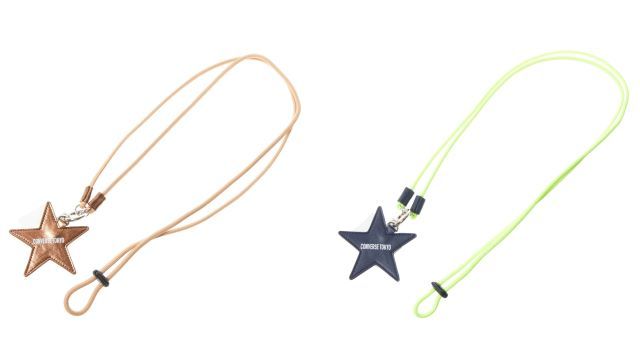CONVERSE TOKYO スマートフォンストラップ イエロー/カッパーカラー