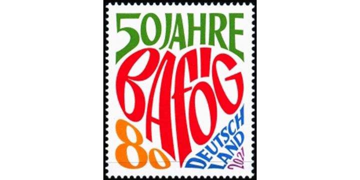 同制度の50周年を記念した切手