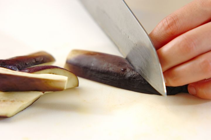 ナスと枝豆の中華風サラダの作り方2