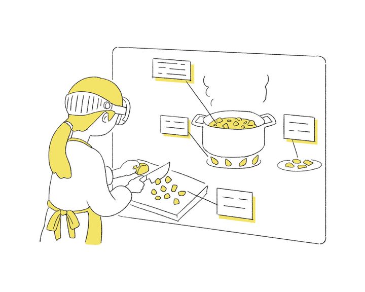 スペーシャル・コンピューティングのイメージイラスト