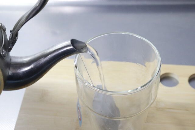 ダイソー スタッキングダブルウォール（315ml） 熱湯