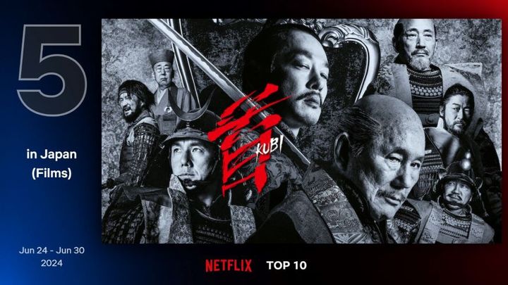 北野武監督作『首』がNetflix TOP10に2週連続ランクイン、カンヌで絶賛の意欲作