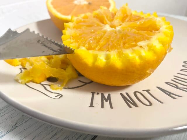 3COINS スリコ 多機能フルーツカッター 使用例 失敗