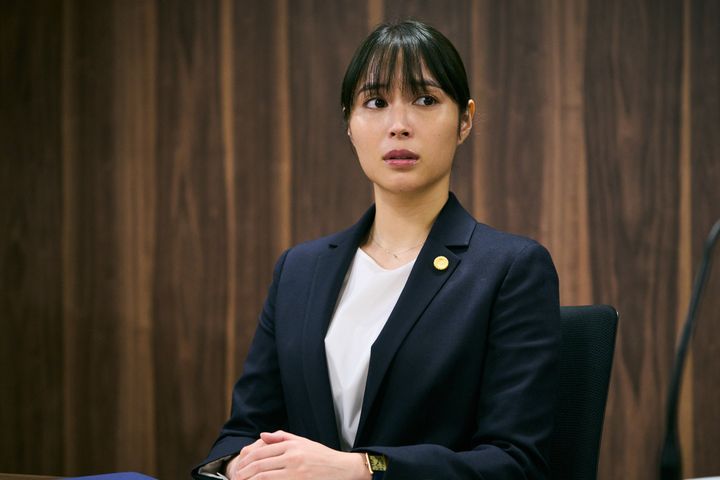 7月7日放送開始「連続ドラマW 完全無罪」第1話のワンシーン（＝WOWOW提供）