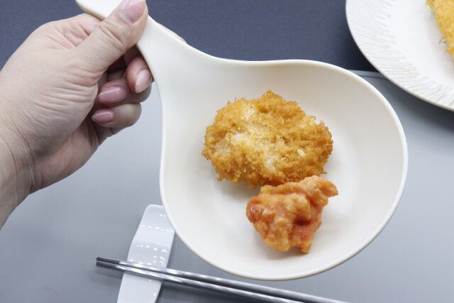 セリア 取り皿レンゲ 使用例 サイズ感