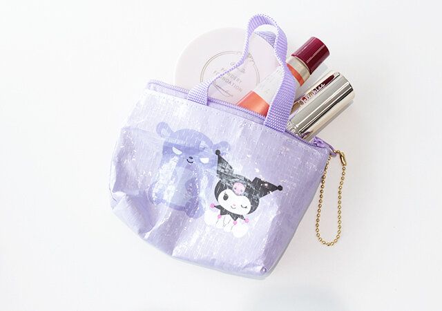 ダイソー マイクロバッグチャーム パープル